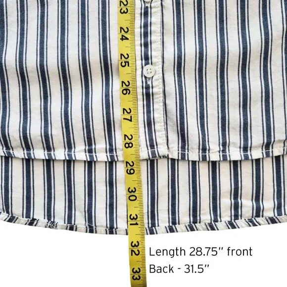 Anthropologie Maeve The Bennet Buttondown Shirt Size M - Picture 12 of 13